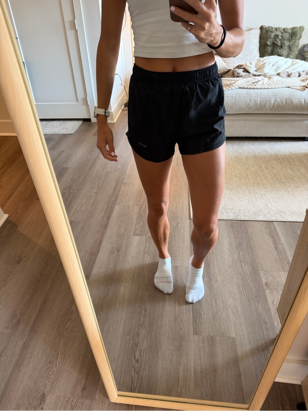 Nike Black Women's Athletic Running Shorts